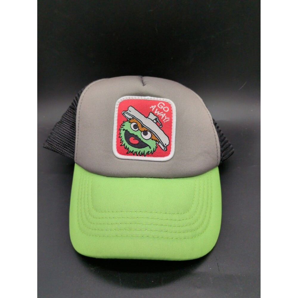 Sesame Street Oscar Go Away Trucker Hat